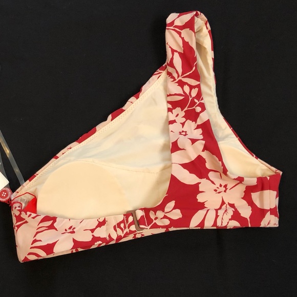 RED CARTER BIKINI TOP - Picture 2 of 7